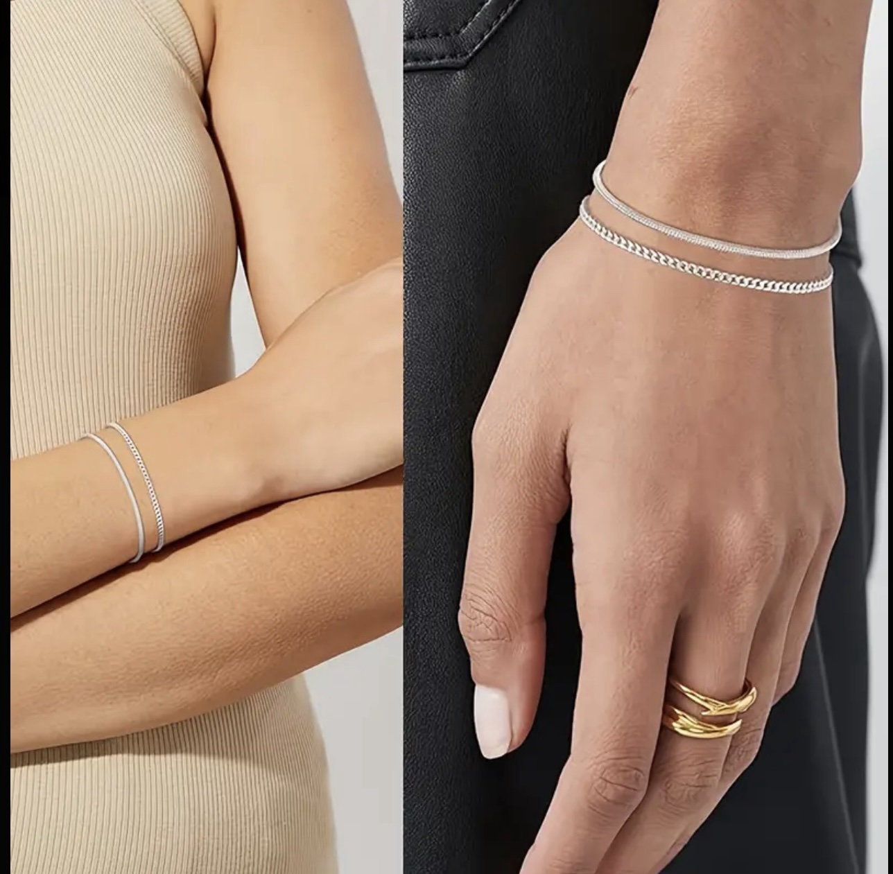 Le Bracelet Duo silver – Image 2